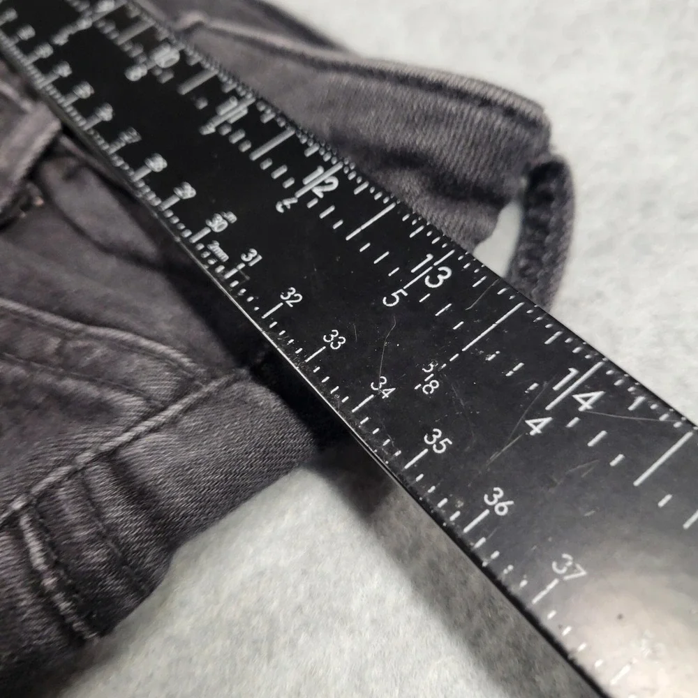 We The Free Free People Black Slim Straight Yoke Front Jeans Size 27